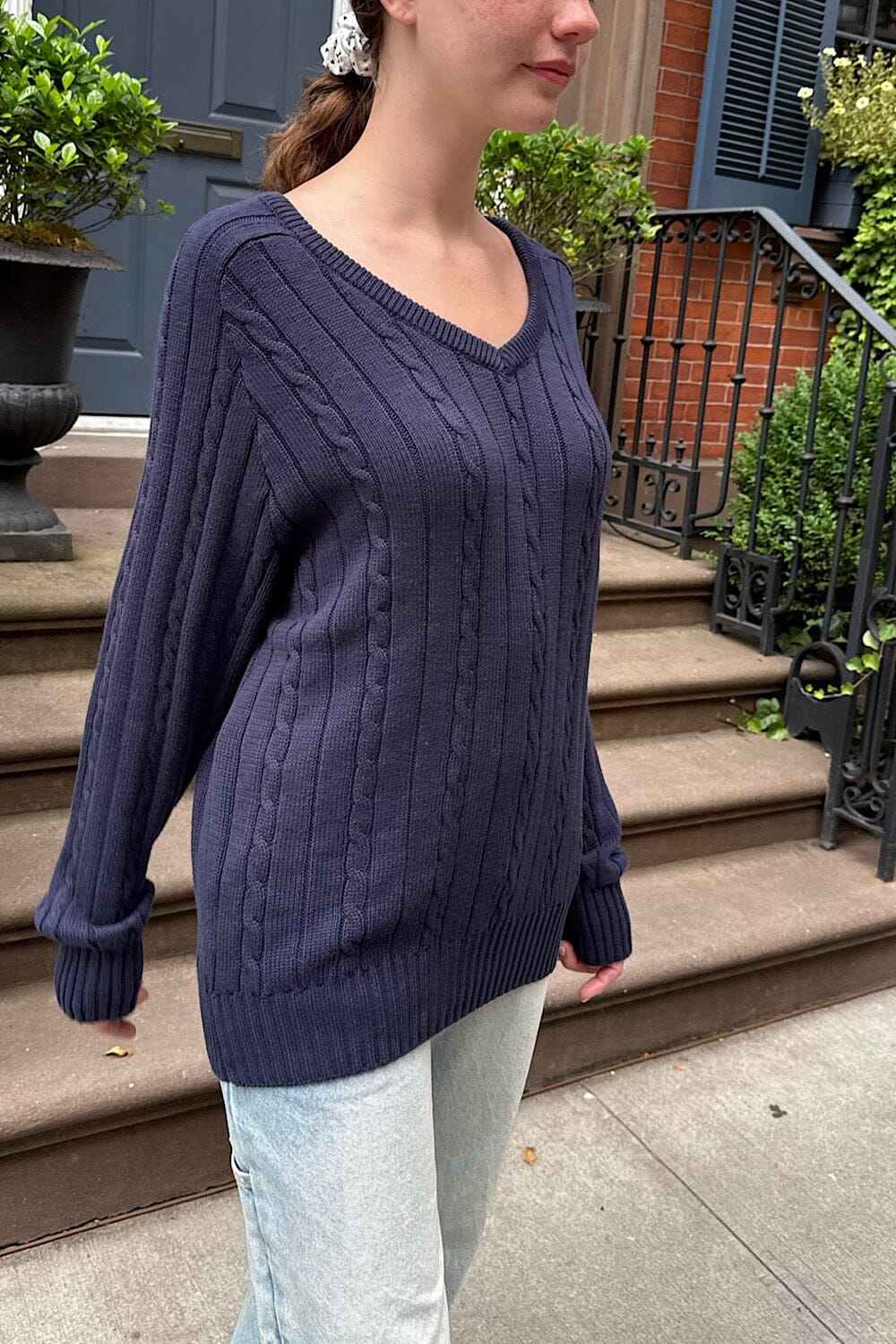 Brandy Melville Usa-Ida Cable Knit Sweater