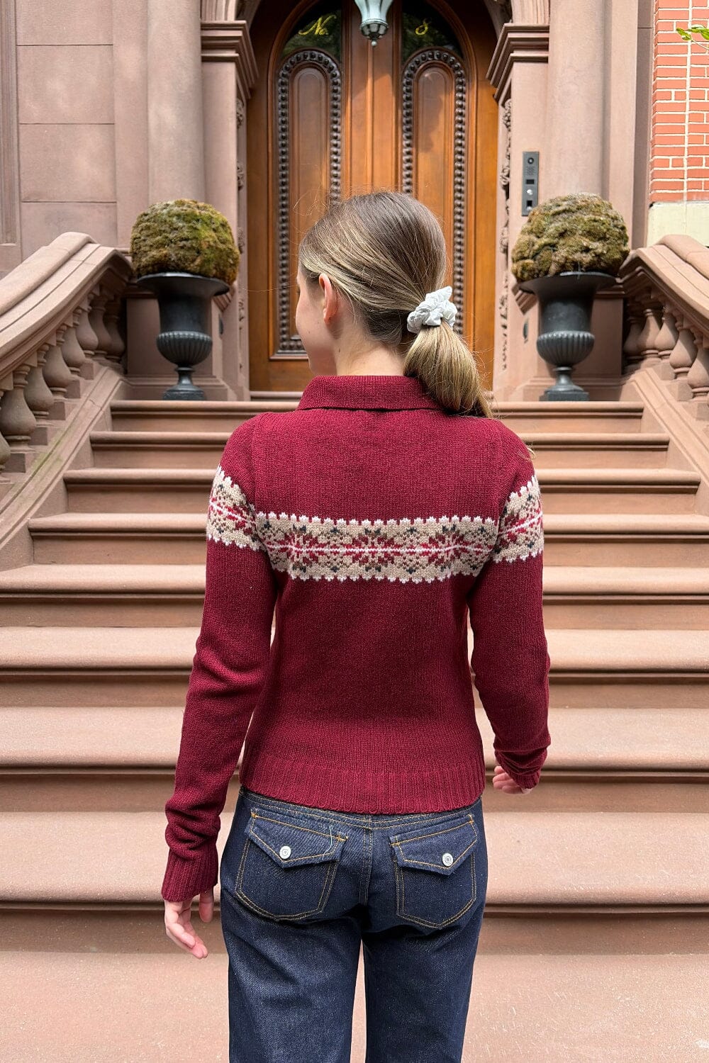 Paola Sweater | Dark Red / XS/S