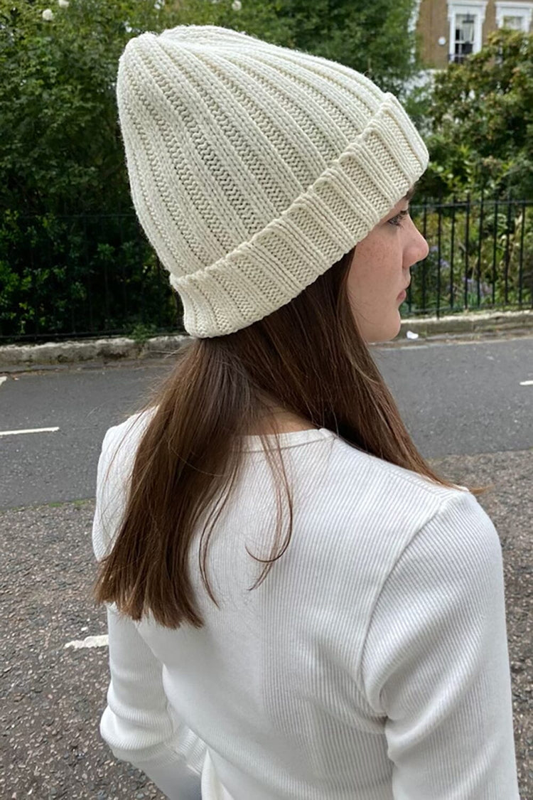 Knit Beanie | Ivory