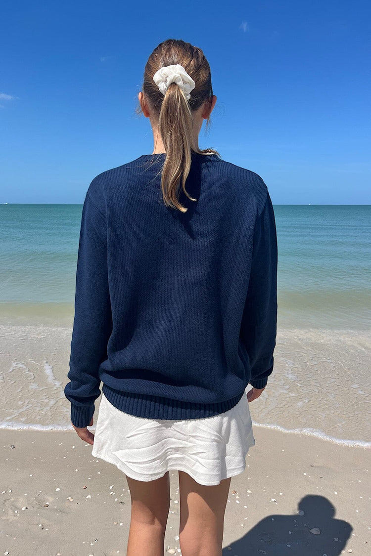 Nico American Flag Sweater | Navy Blue / Regular Fit