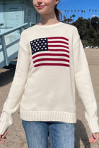 Brianna Cotton Thick Stripe Sweater