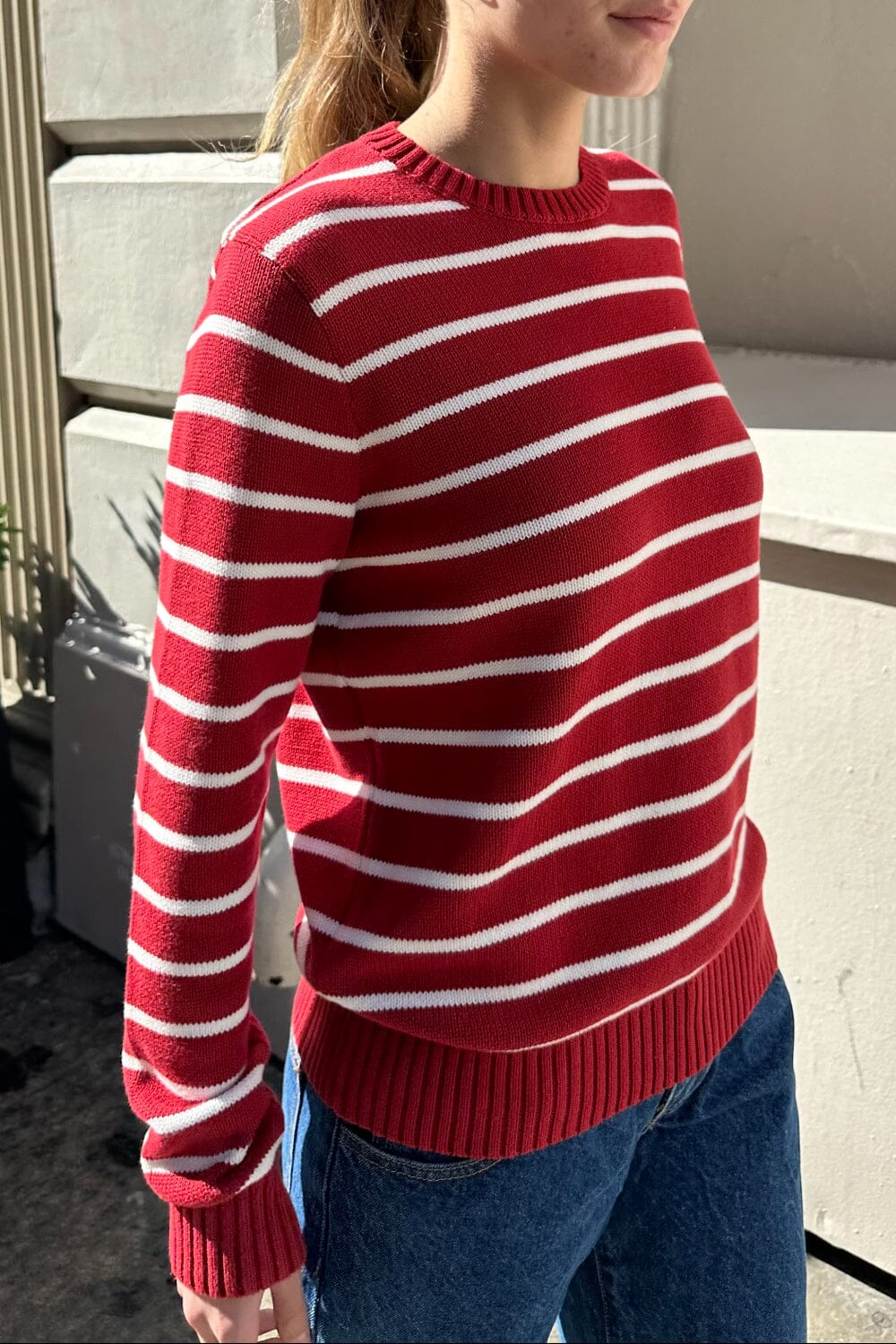 Red With White Stripes / S/M