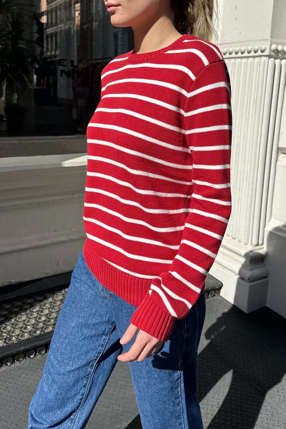 Red With White Stripes / S/M