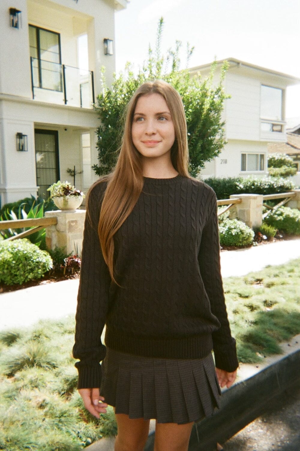 Martha Sweater | Mocha / Regular Fit