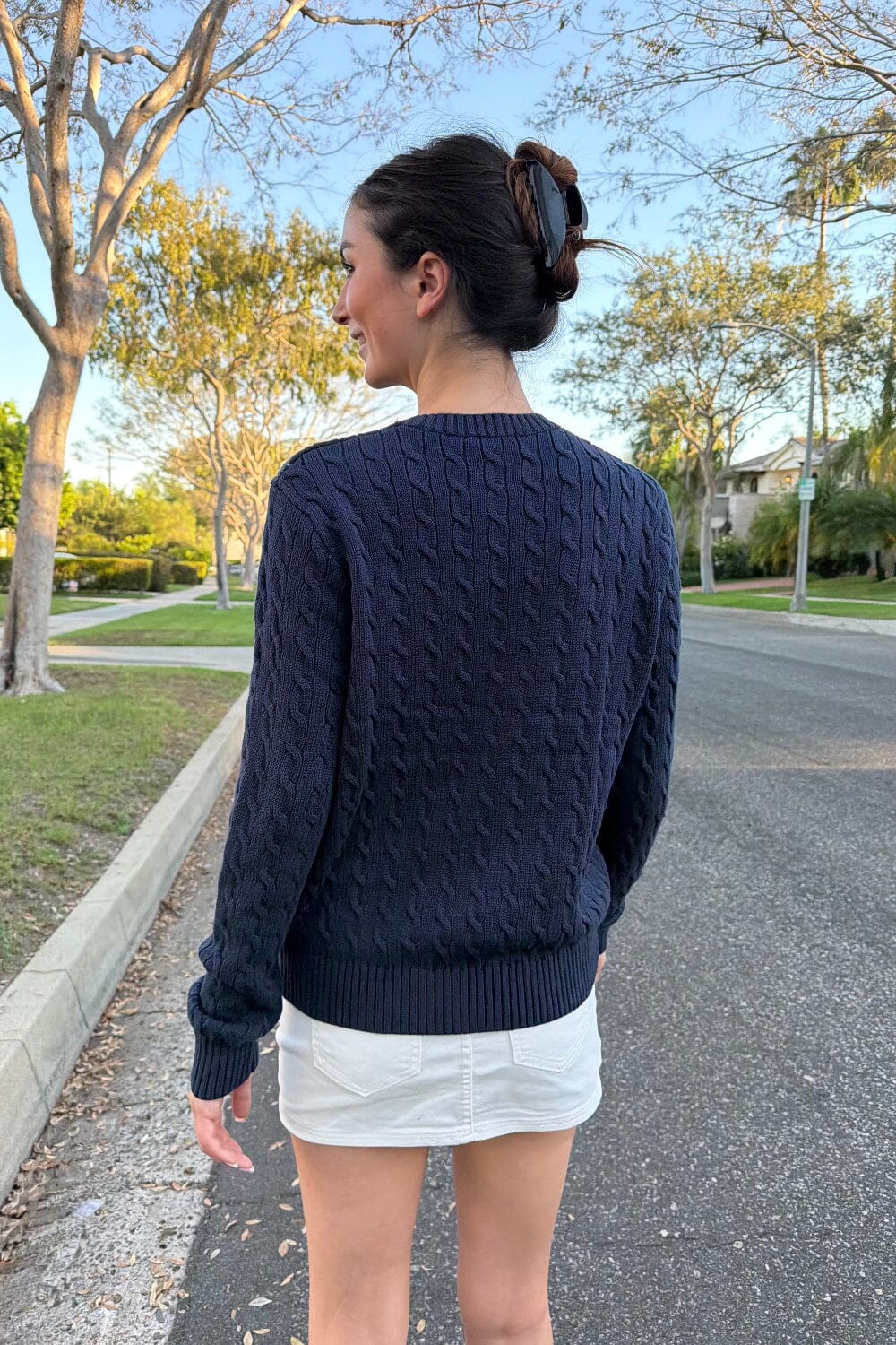 Martha Sweater | Classic Navy / S/M
