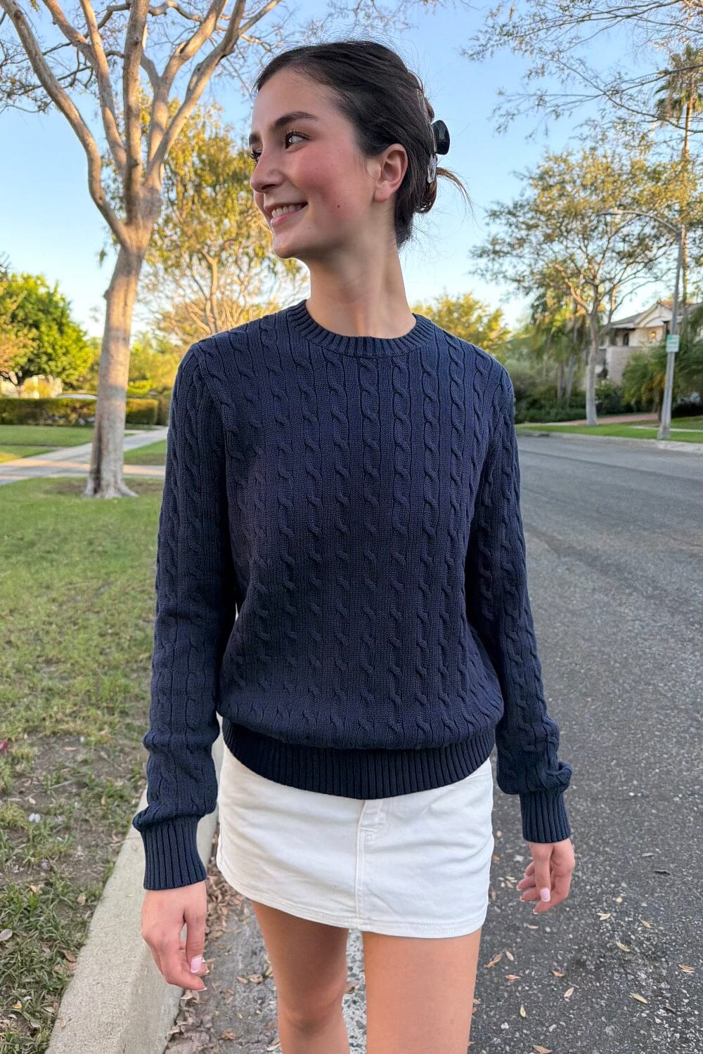 Martha Sweater | Classic Navy / S/M