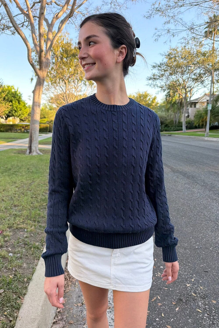 Martha Sweater | Classic Navy / S/M
