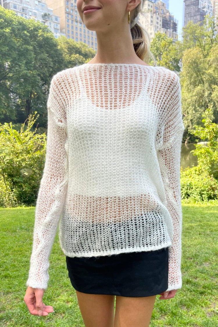 Colette Sweater | Ivory / S