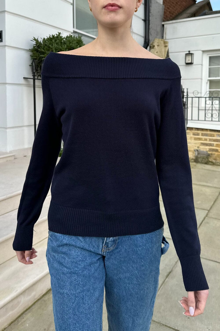 Renata Sweater | Navy Blue / S