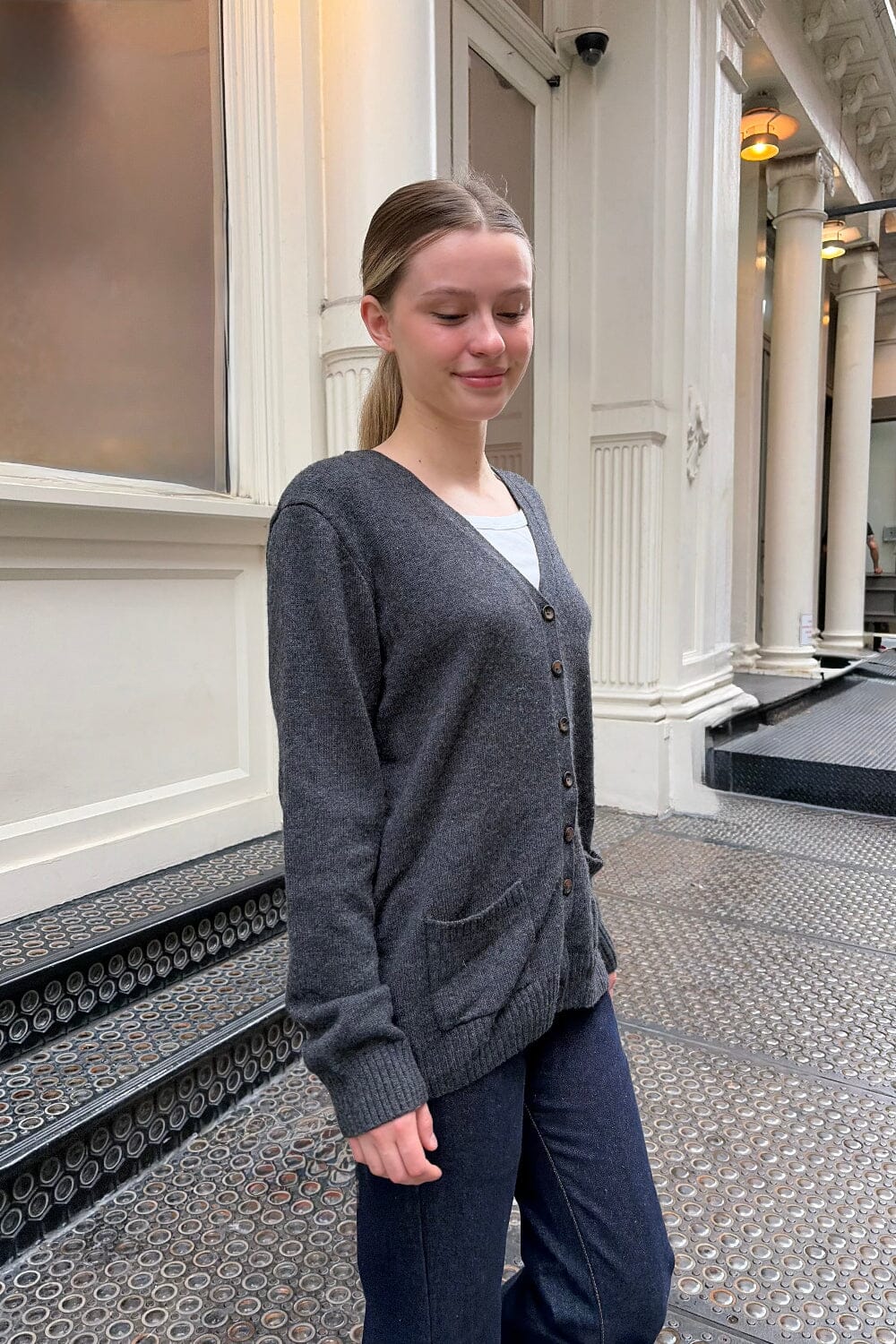 June Cardigan | Charcoal / One Size