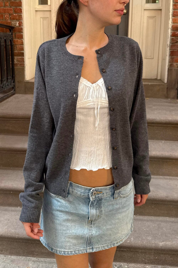 Amelie Cardigan | Charcoal / S/M
