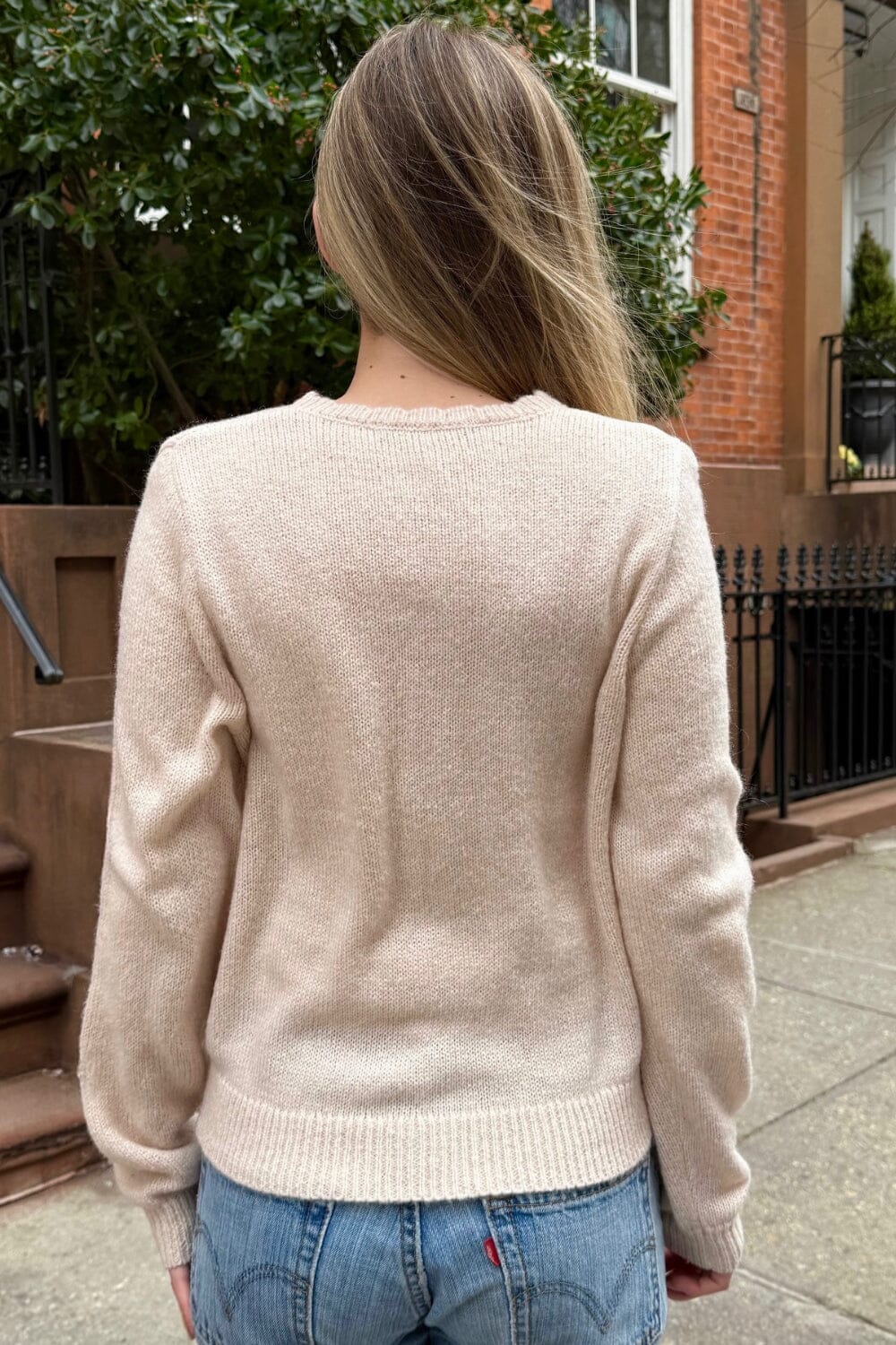 Amalie Wool Cardigan | Light Pink / XS/S