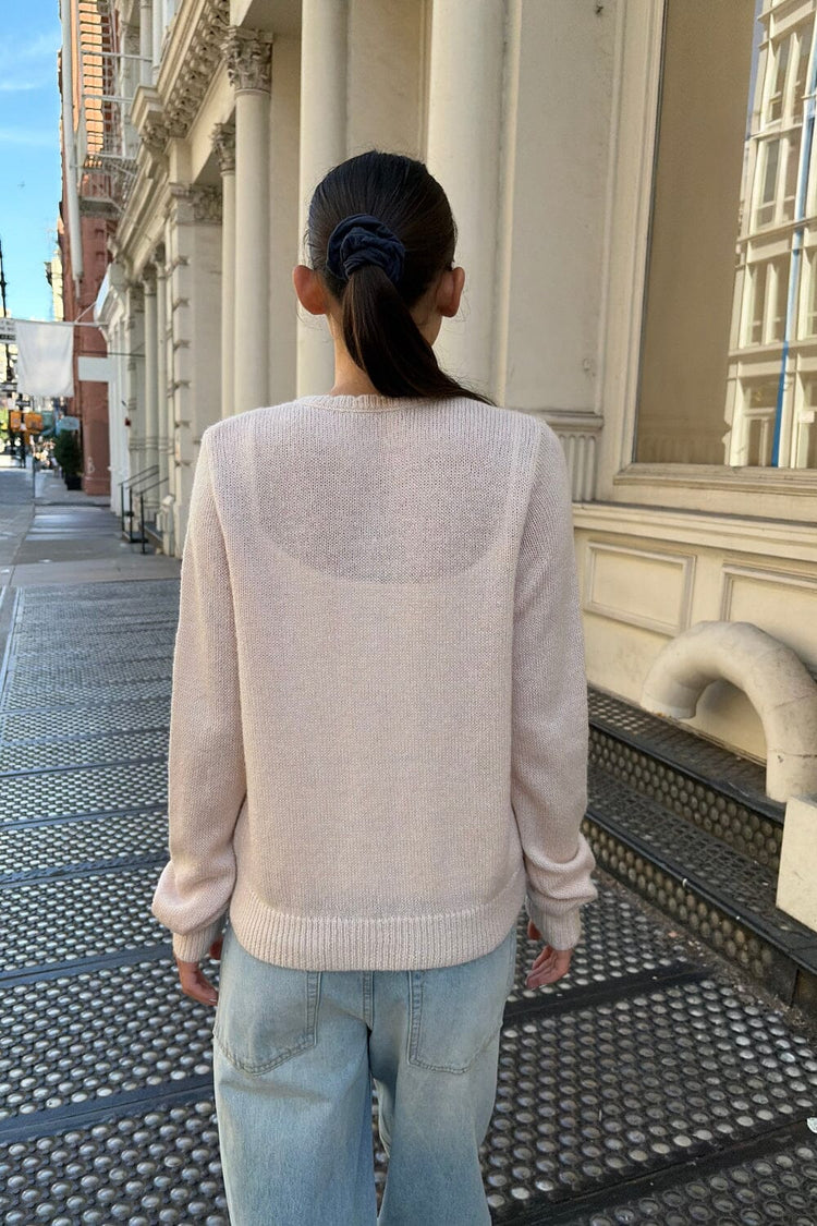 Amalie Wool Cardigan | Light Pink / XS/S