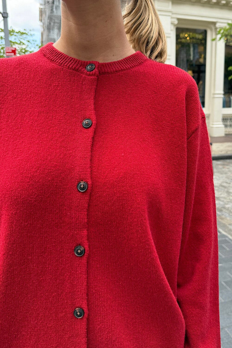 Amalie Cardigan | Red / XS/S