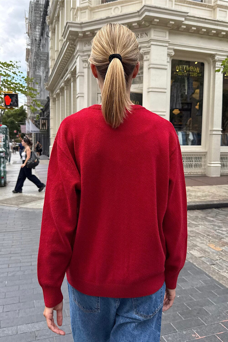 Amalie Cardigan | Red / XS/S