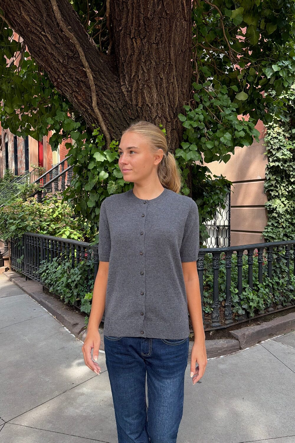 Finley Top | Dark Grey / S