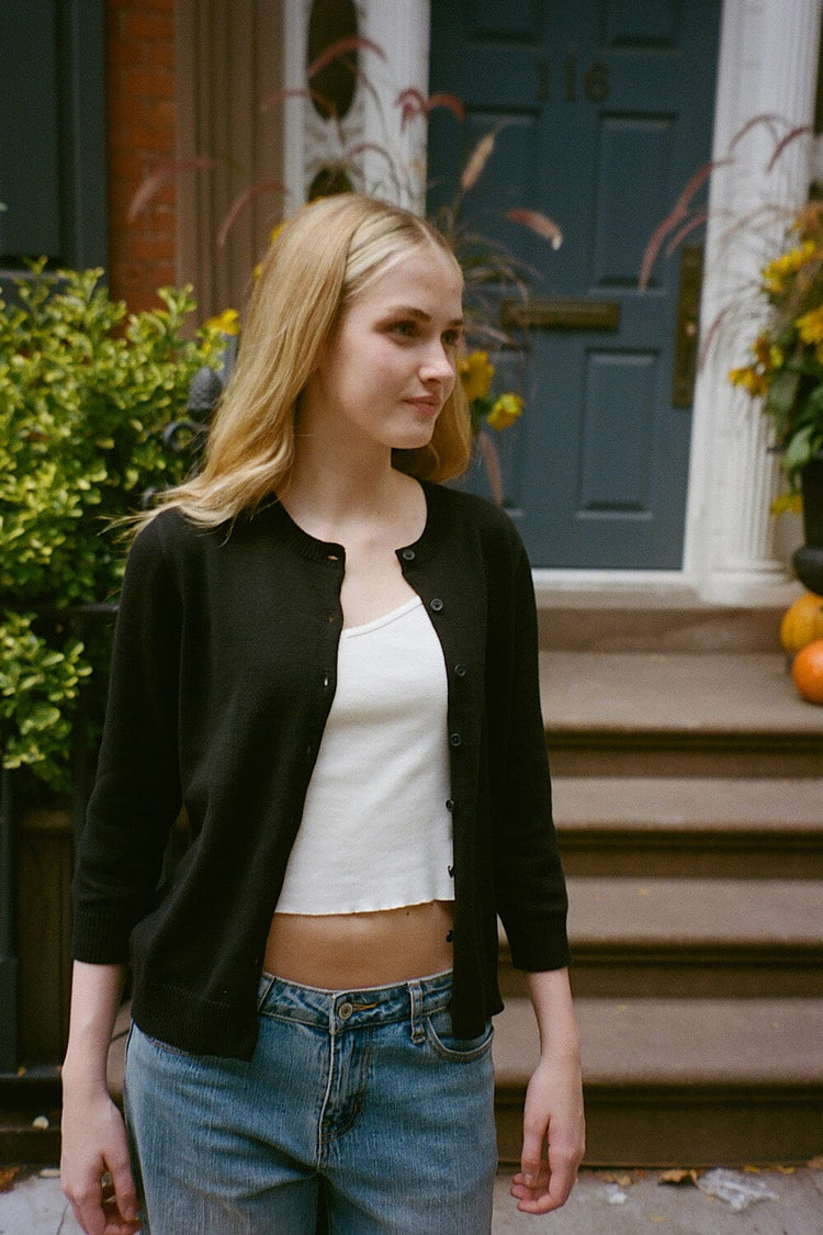 Amalie Cardigan | Black / XS/S