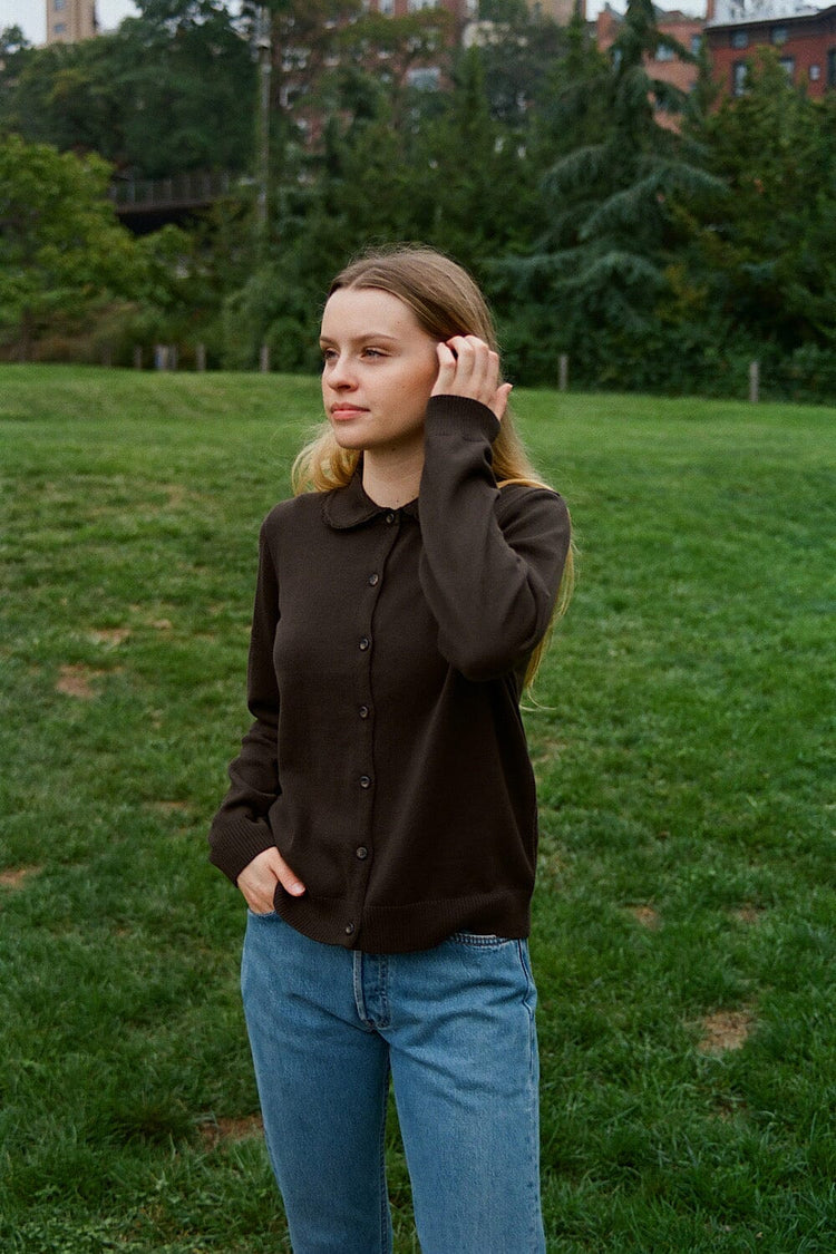 Amalie Cardigan | Mocha / XS/S