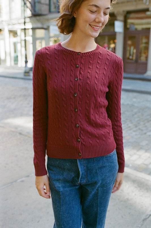 Brianna Cotton Thick Stripe Sweater