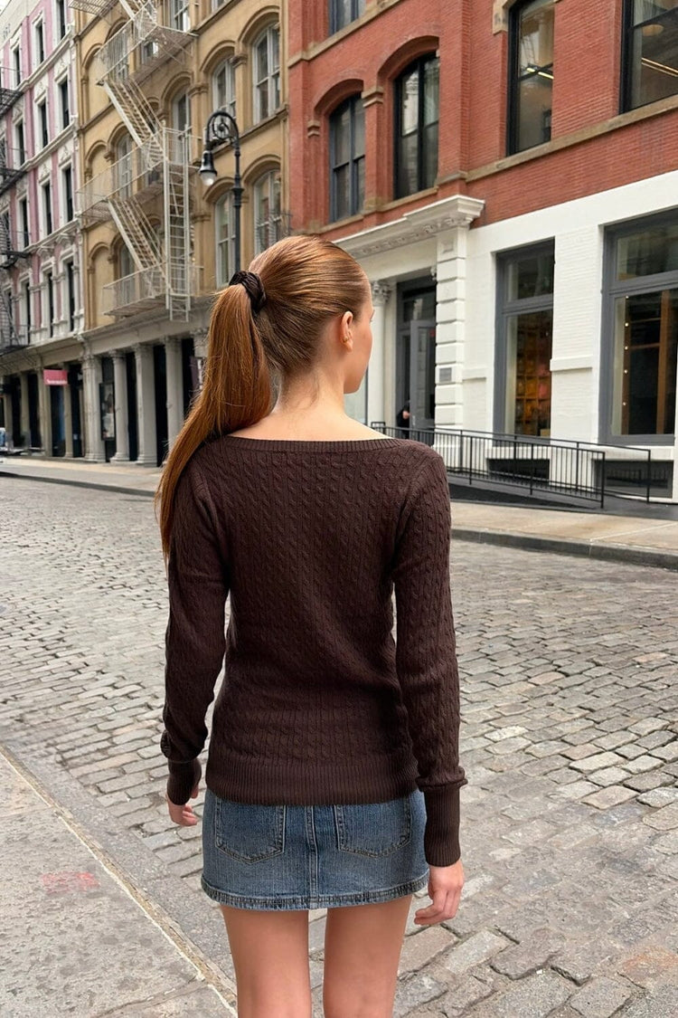 Naomi Sweater | Mocha / XS/S