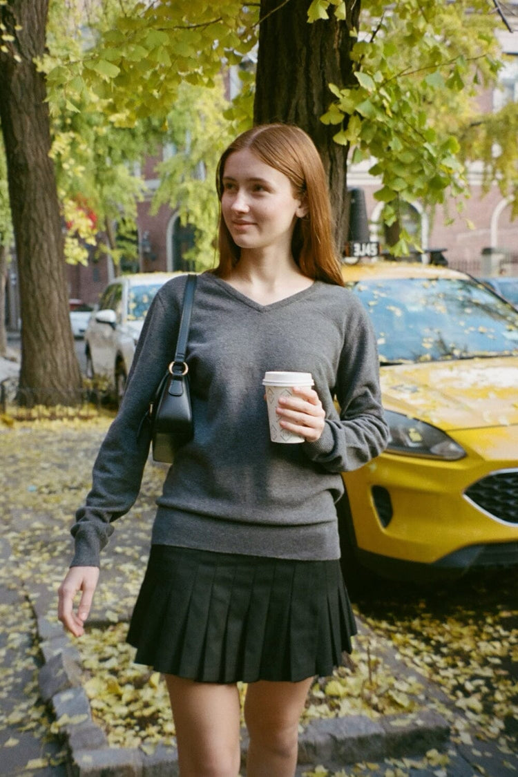 Martha Thick Sweater | Dark Grey / Regular Fit