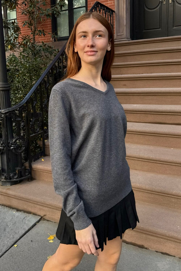 Martha Thick Sweater | Dark Grey / Regular Fit