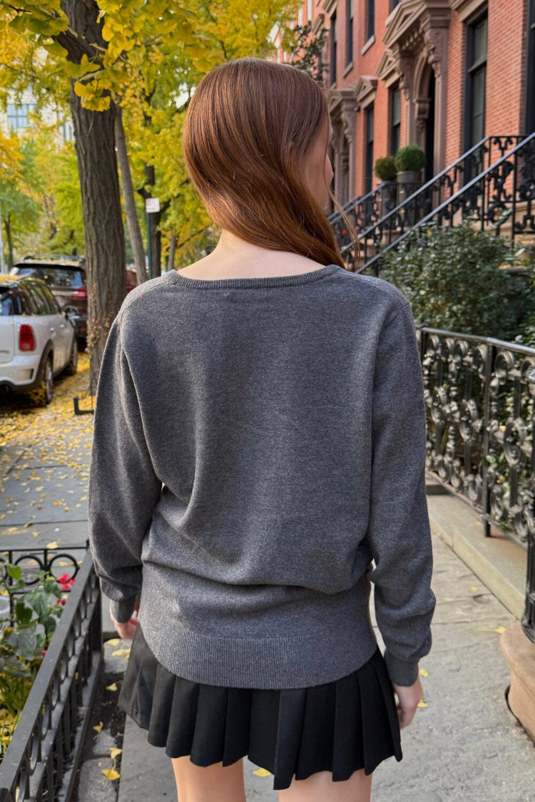 Martha Thick Sweater | Dark Grey / Regular Fit