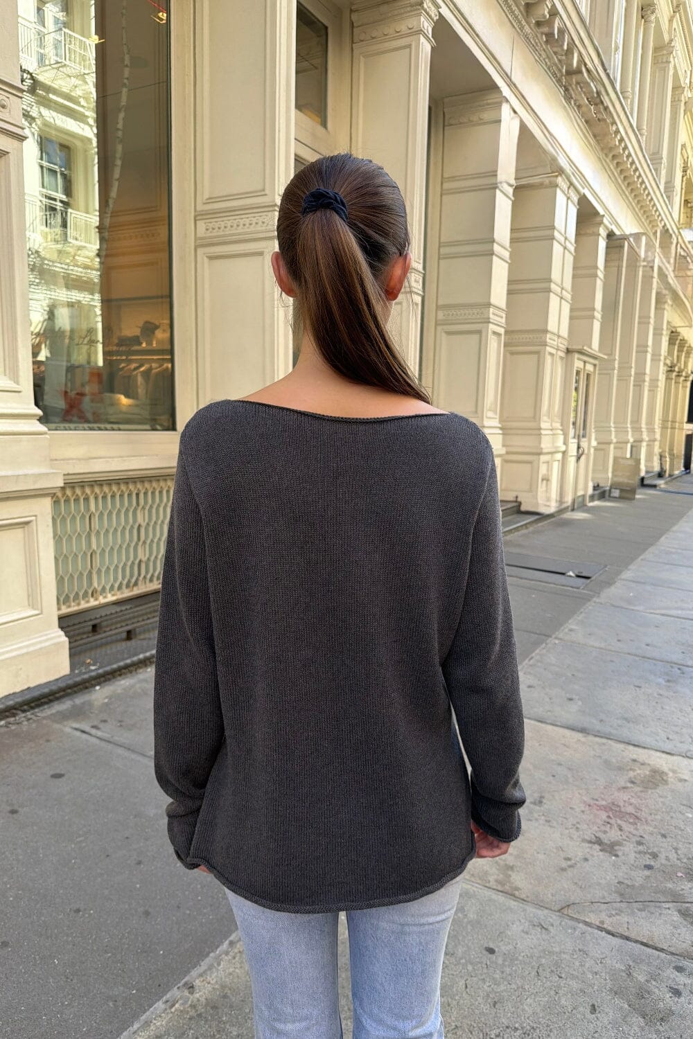 Georgia Sweater | Charcoal / S