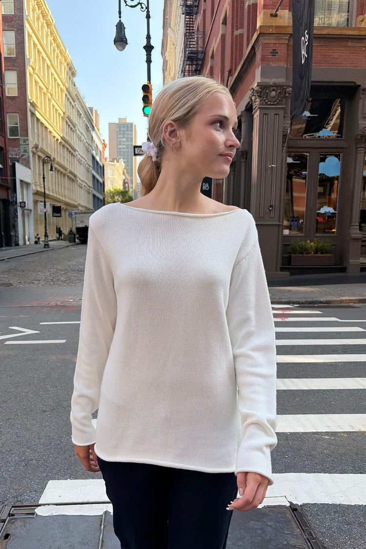 Giorgia Sweater | White / S/M