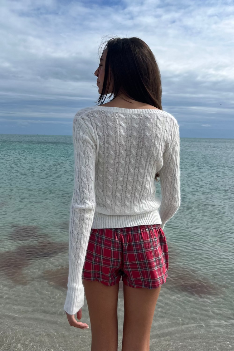 Alina Sweater | White / XS/S