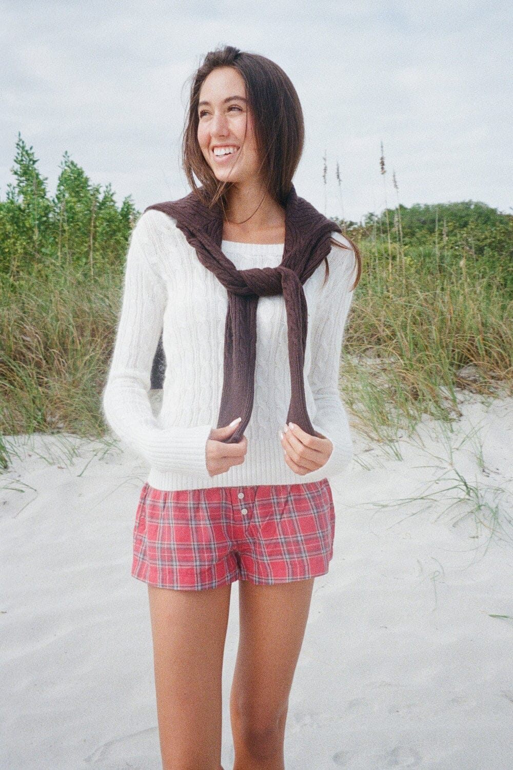 Alina Sweater | White / XS/S