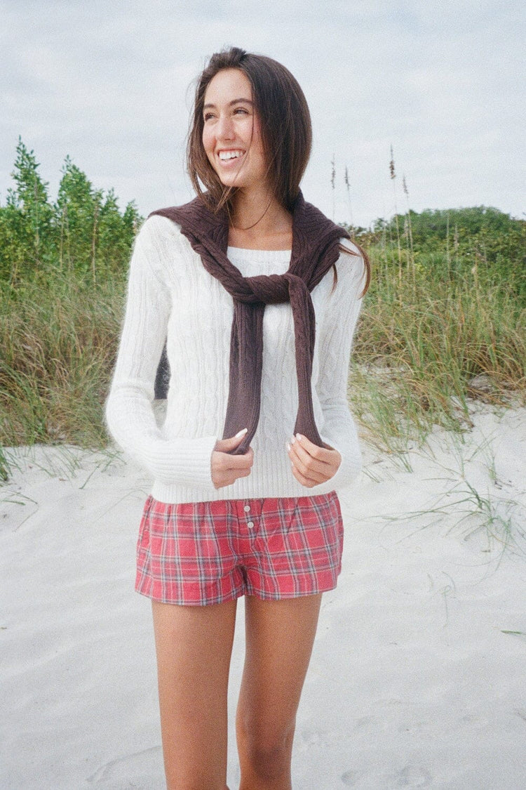 Alina Sweater | White / XS/S