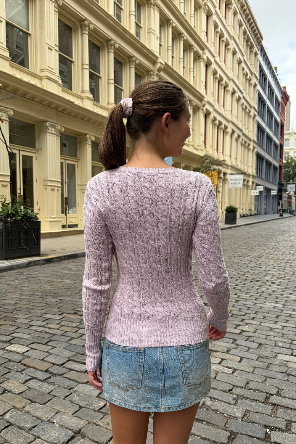 Alina Sweater | Light Periwinkle / XS/S