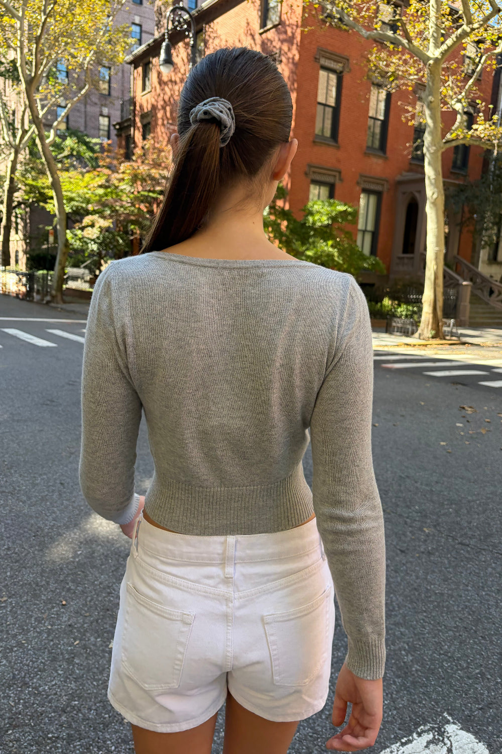 Pearl Cardigan | Heather Grey / XS/S