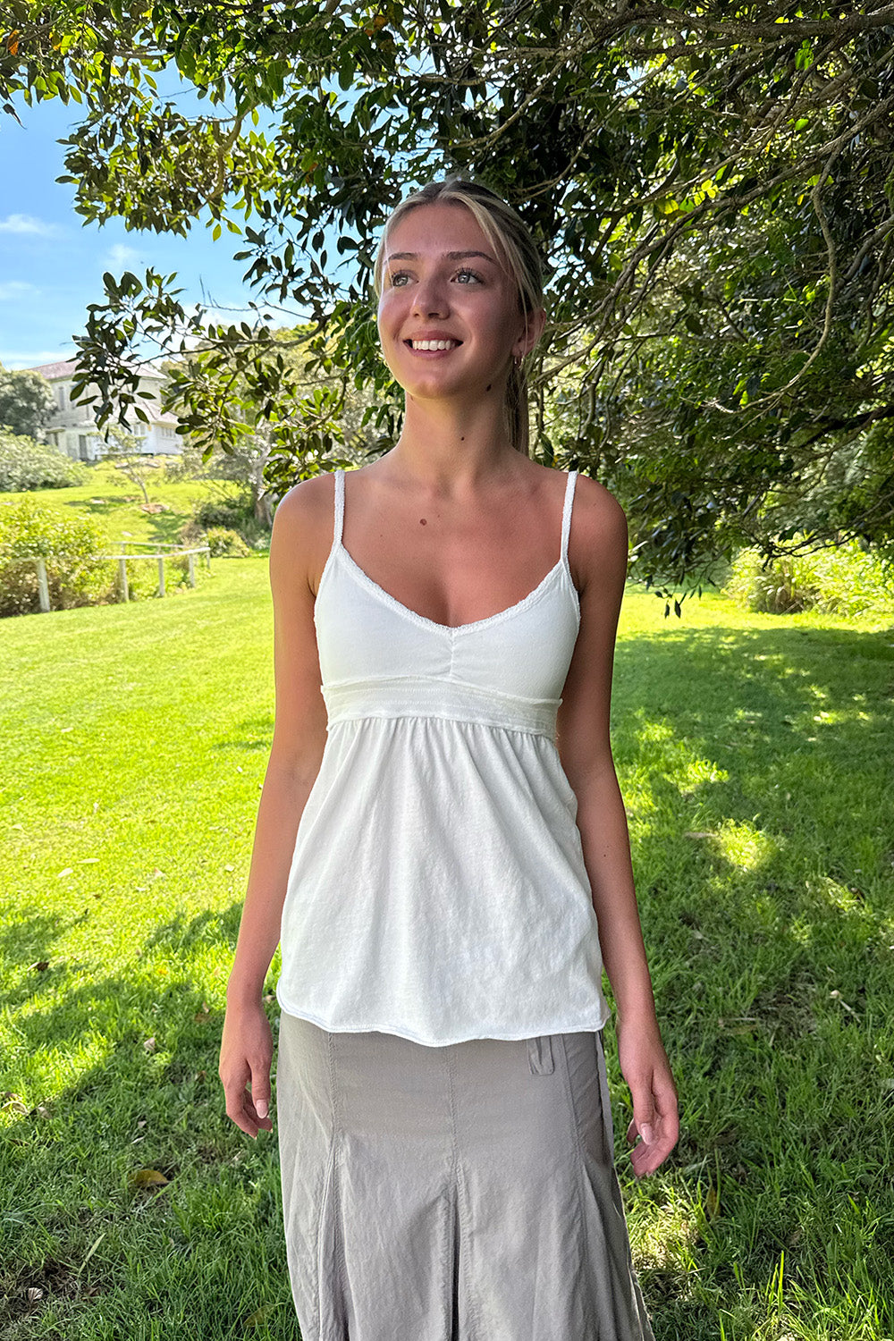 Shiloh Tank | White / XS/S