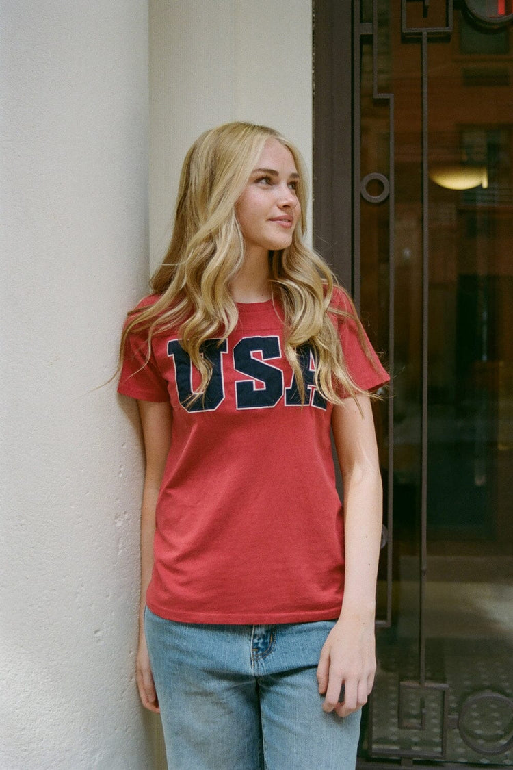 Cecillia USA Top | Red / XS/S