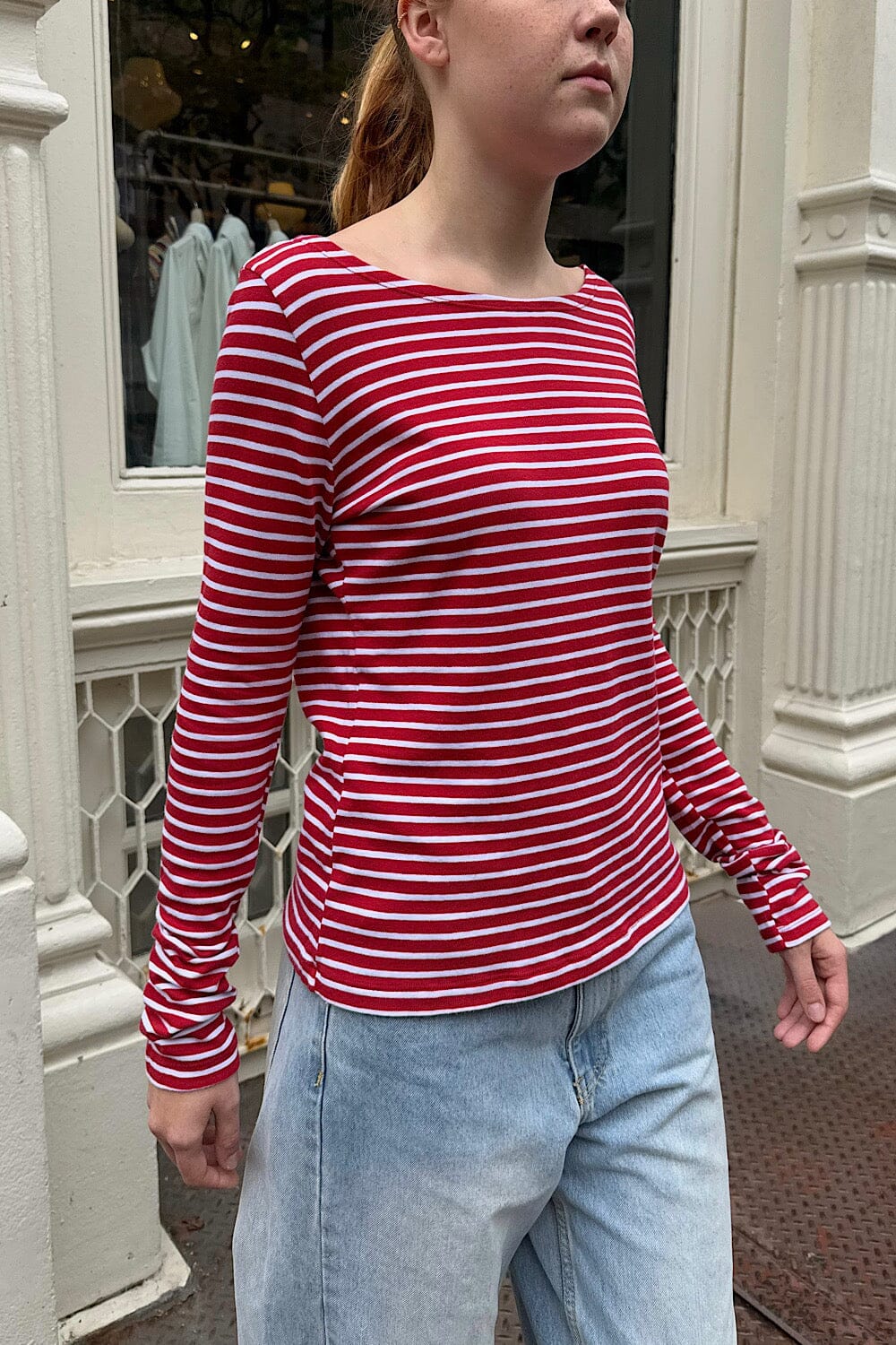 Red With White Stripes / XS/S