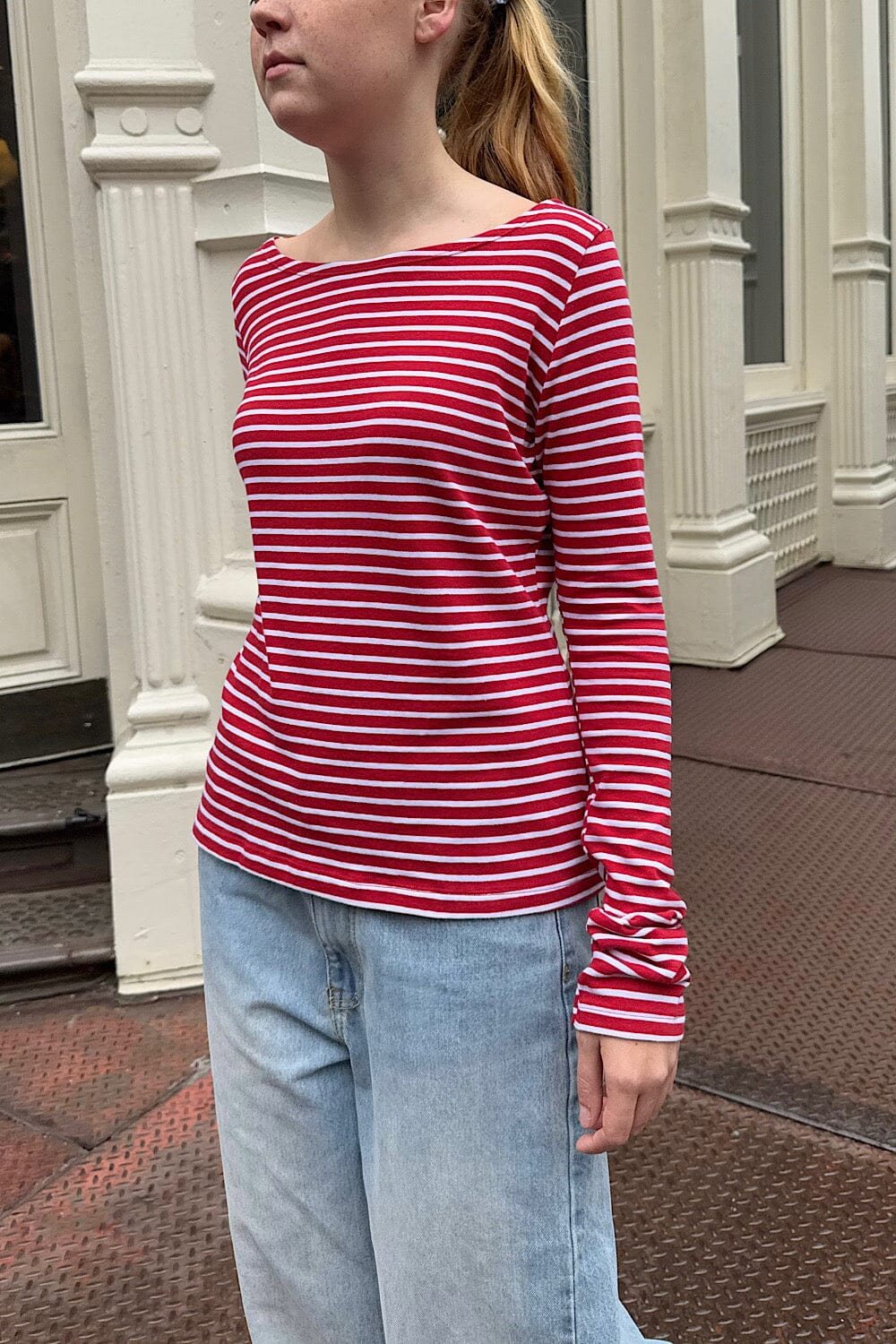 Red With White Stripes / XS/S