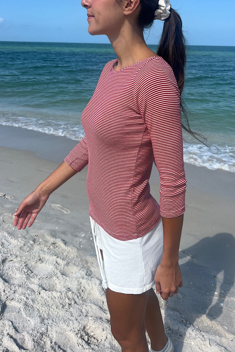 Red and White Stripes / XS