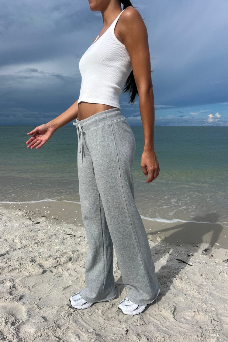 Hilary Soft Yoga Pants | Light Heather Grey / XS/S