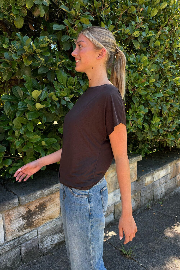 Azalea Top | Brown / XS/S