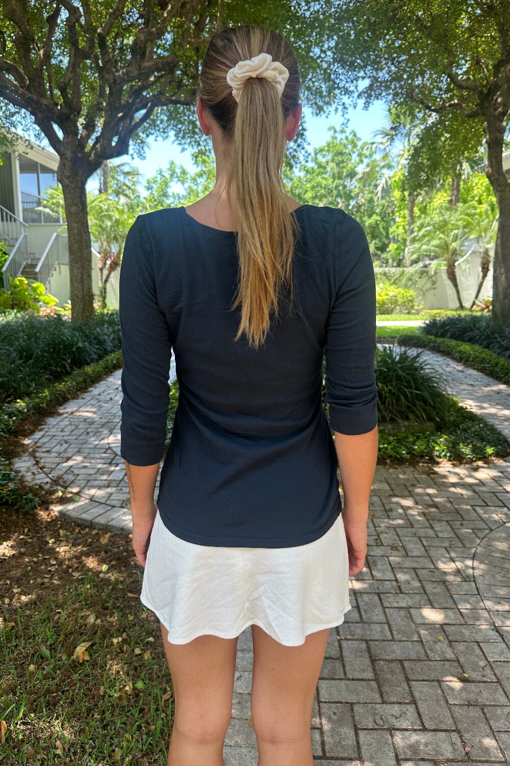 Salome Top | Dark Navy Blue