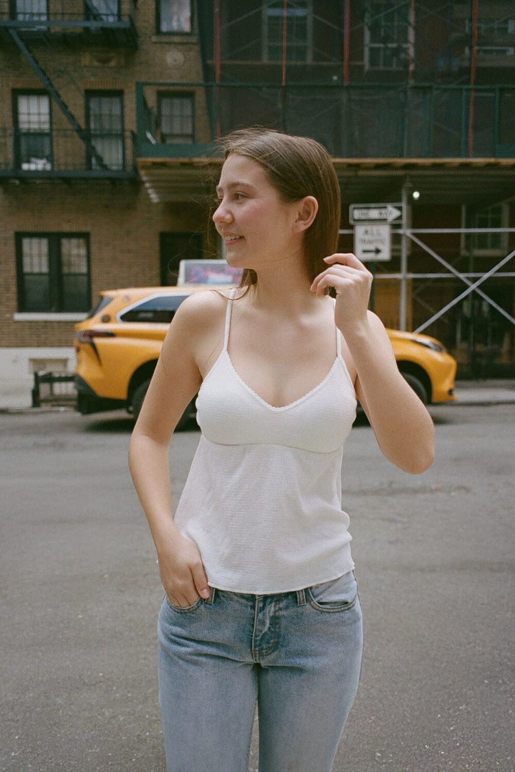 アイボリーCotton ribbon tank andmary③ Free People Womens Amaryllis Tank Ivory MD (Women's 8-10) One Size
