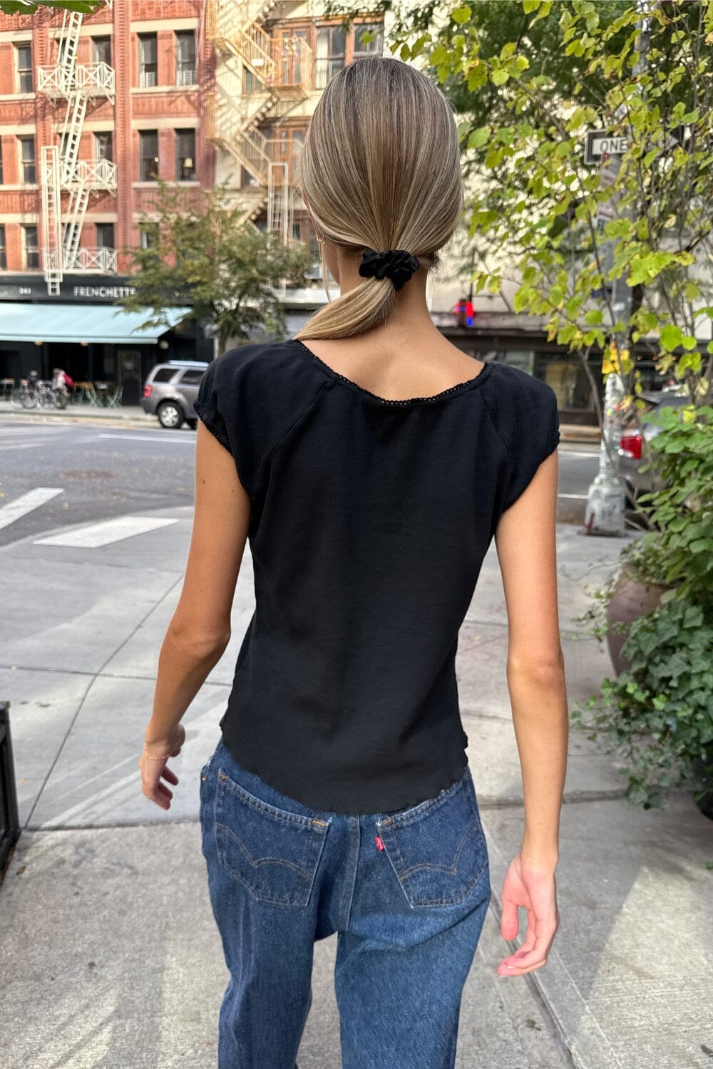 Noa Eyelet Top