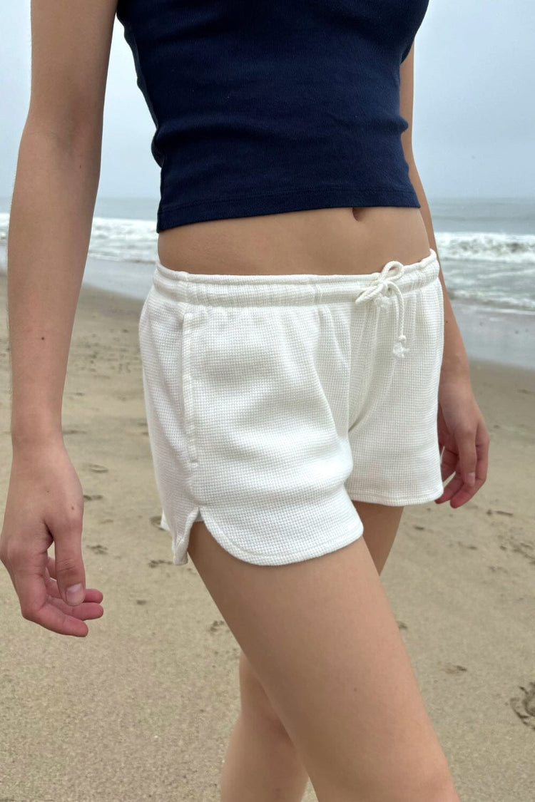 Summer Thermal Shorts | White / XS