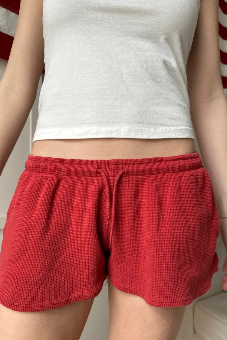 Summer Thermal Shorts | Red / XS/S