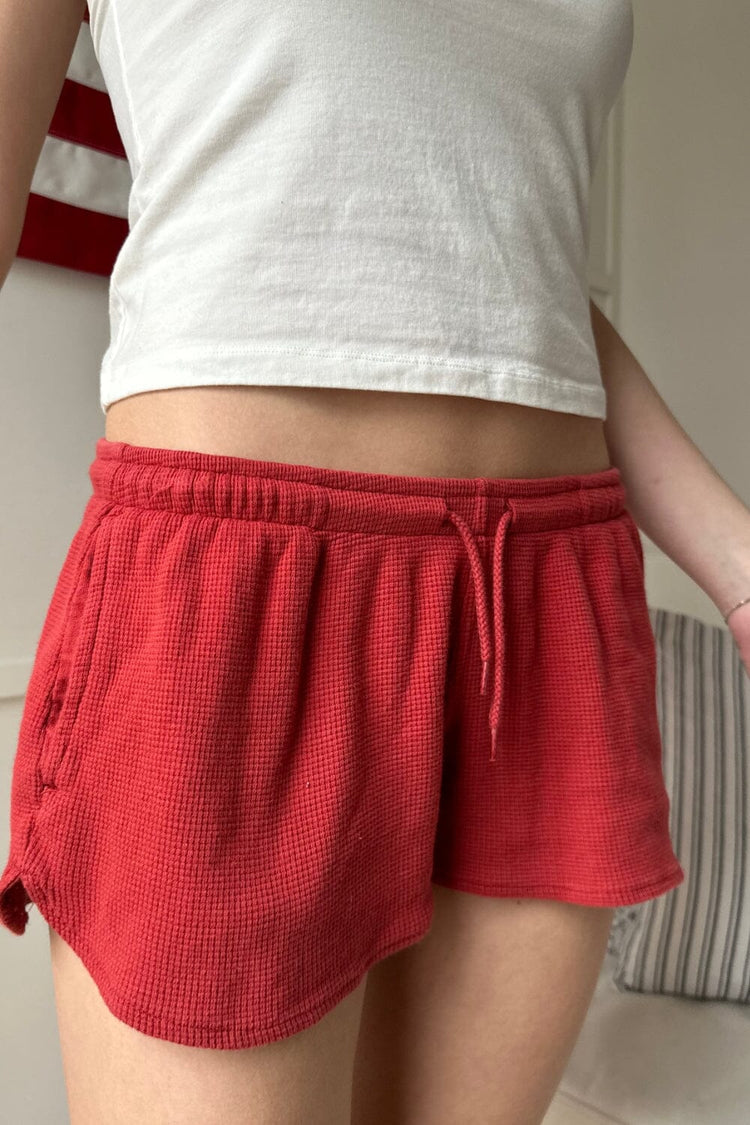 Summer Thermal Shorts | Red / XS/S