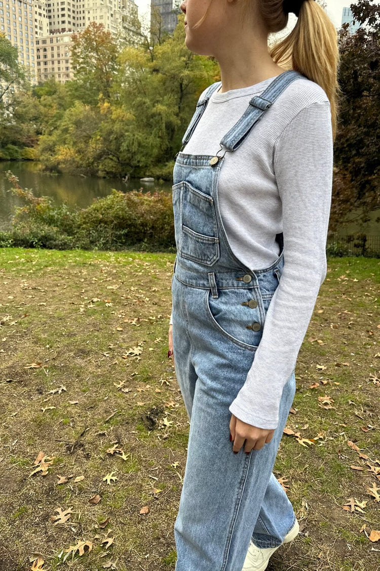 Finley Overalls | Light Denim / S