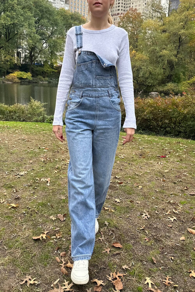 Finley Overalls | Light Denim / S