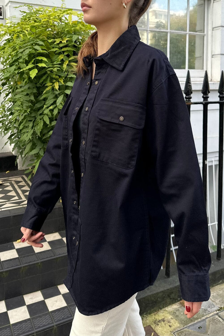 Nancy Jacket | Navy Blue / Oversized Fit